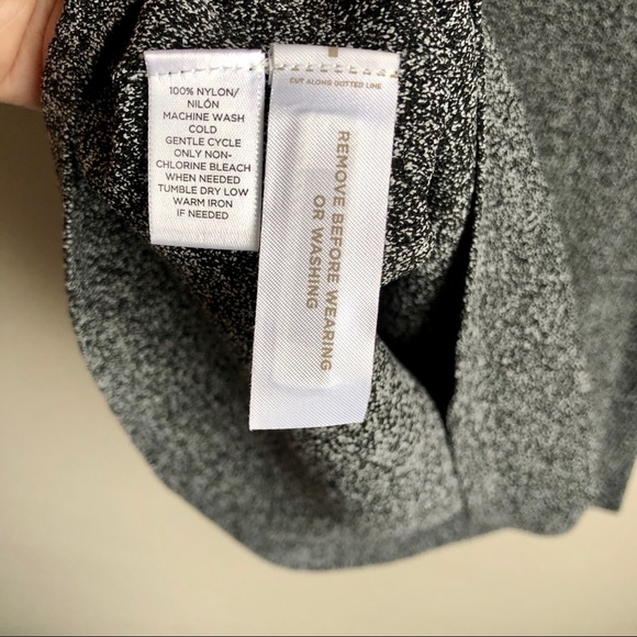 Loft charcoal gray nylon tank - Picture 3 of 4